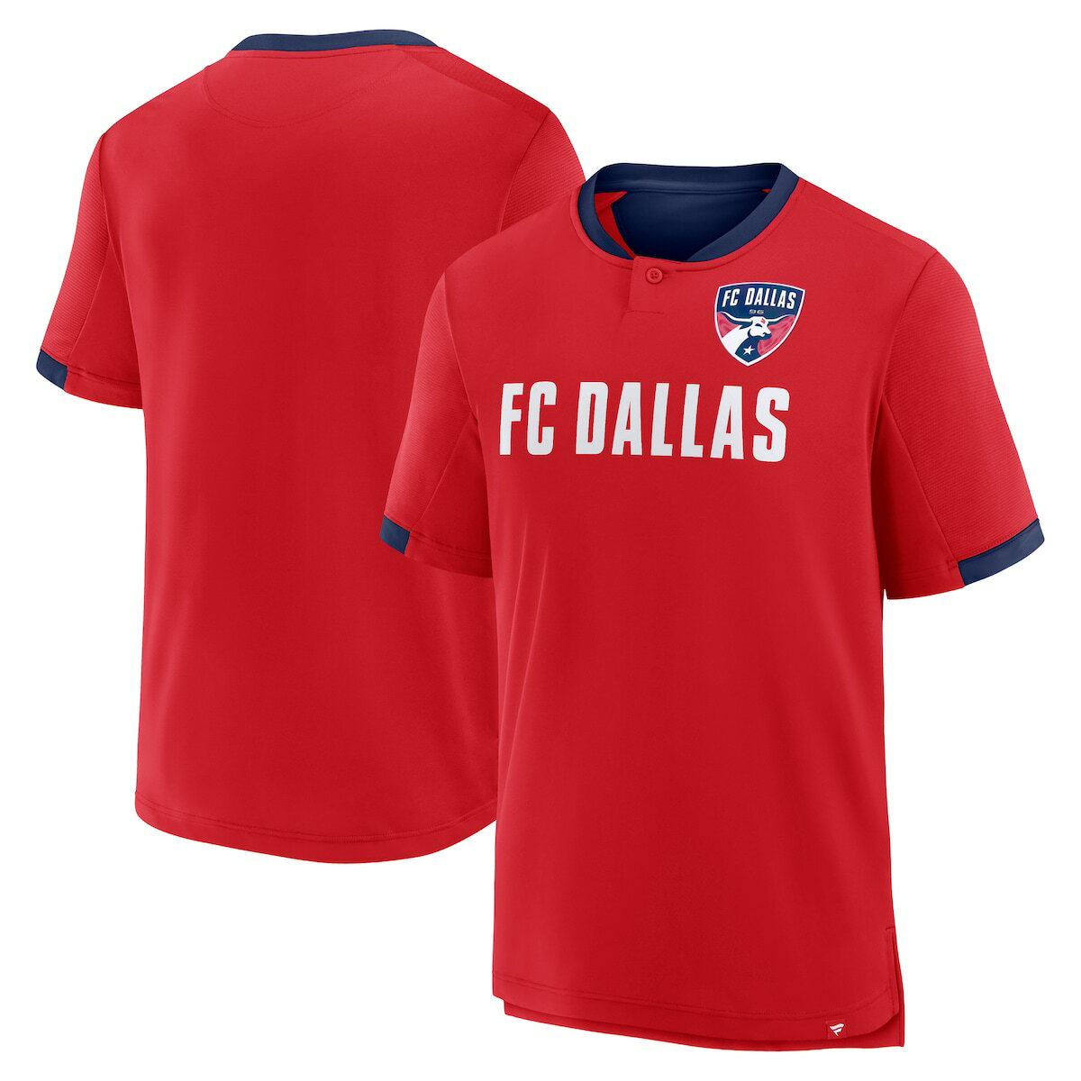 【公式グッズ】MLS FCダラス Tシャツ Fanatics/ファナティクス メンズ レッド (NUT S25 Men's Stoppage Time Striker)