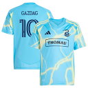 【公式グッズ】MLS ユニオン ガズダグ レプリカ ユニフォーム Adidas/アディダス ユース・ジュニアサイズ ブルー (2025 Youth MLS Re...