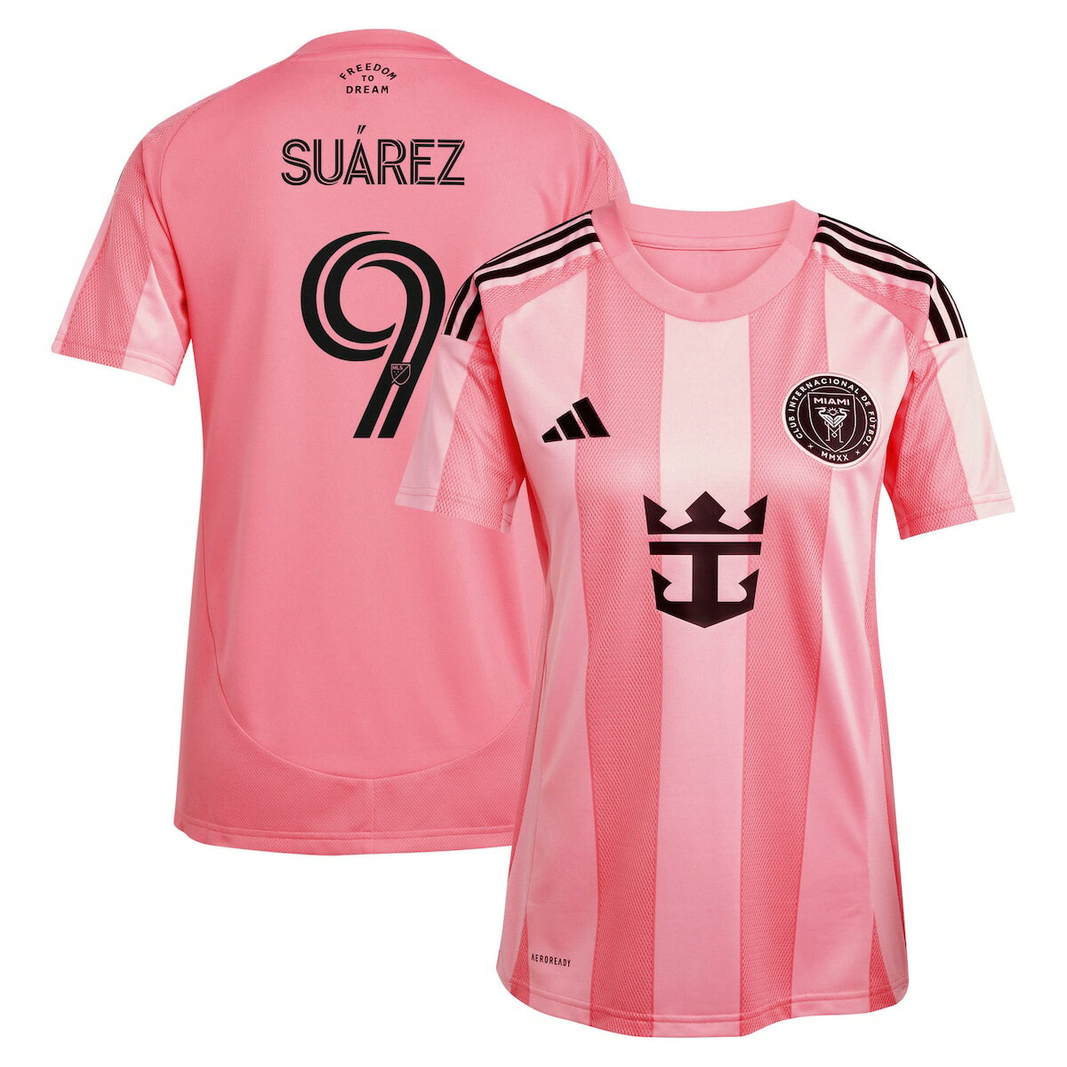 【公式グッズ】MLS インテルマイアミCF スアレス レプリカ ユニフォーム Adidas/アディダス レディース (2025 Women's MLS Repl...