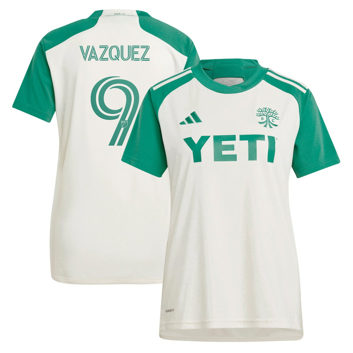 【公式グッズ】MLS オースティンFC バスケス レプリカ ユニフォーム Adidas(アディダス) レディース (2025 Women's MLS Replica Player Jersey)