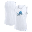 【公式グッズ】NFL ライオンズ タンクトップ Fanatics(ファナティクス) レディース ホワイト (FANATICS SLUB TANK)