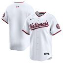 【公式グッズ】MLB ナショナルズ ホーム リミテッド ユニフォーム Nike ナイキ メンズ ホワイト (2025 Men's Limited Blank J...