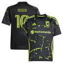 【公式グッズ】MLS コロンバス・クルー ロッシ レプリカ ユニフォーム Adidas(アディダス) ユース ブラック (2025 Youth MLS Replica Player Jersey)