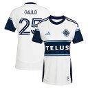 【公式グッズ】MLS ホワイトキャップスFC ゴールド レプリカ ユニフォーム Adidas/アディダス レディース ホワイト (2025 Women's ML...