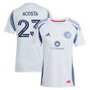 【公式グッズ】MLS シカゴ・ファイア アコスタ レプリカ ユニフォーム Adidas(アディダス) レディース ライトブルー (2025 Women's MLS Replica Player Jersey)