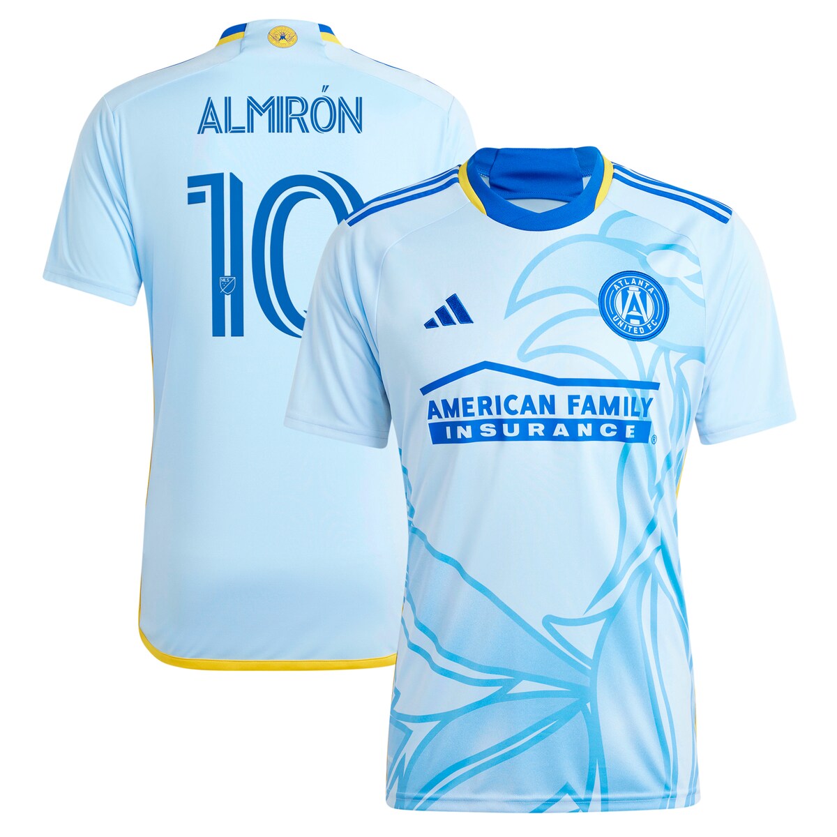 【公式グッズ】MLS アトランタ・ユナイテッドFC ミゲル・アルミロン レプリカ ユニフォーム Adidas/アディダス メンズ ライトブルー (2025 Me...