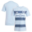 【公式グッズ】MLS カンザスシティ レプリカ ユニフォーム Adidas(アディダス) レディース ライトブルー (ADI 2025 Women's Repl...