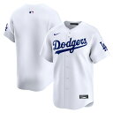 【公式グッズ】MLB ドジャース ホーム リミテッド ユニフォーム Nike ナイキ メンズ ホワイト (2025 Men's Limited Blank Je...