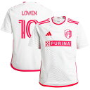【公式グッズ】MLS セントルイス・シティSC ルーエン レプリカ ユニフォーム Adidas(アディダス) ユース・ジュニアサイズ ホワイト (2025 Youth MLS Replica Player Jersey)