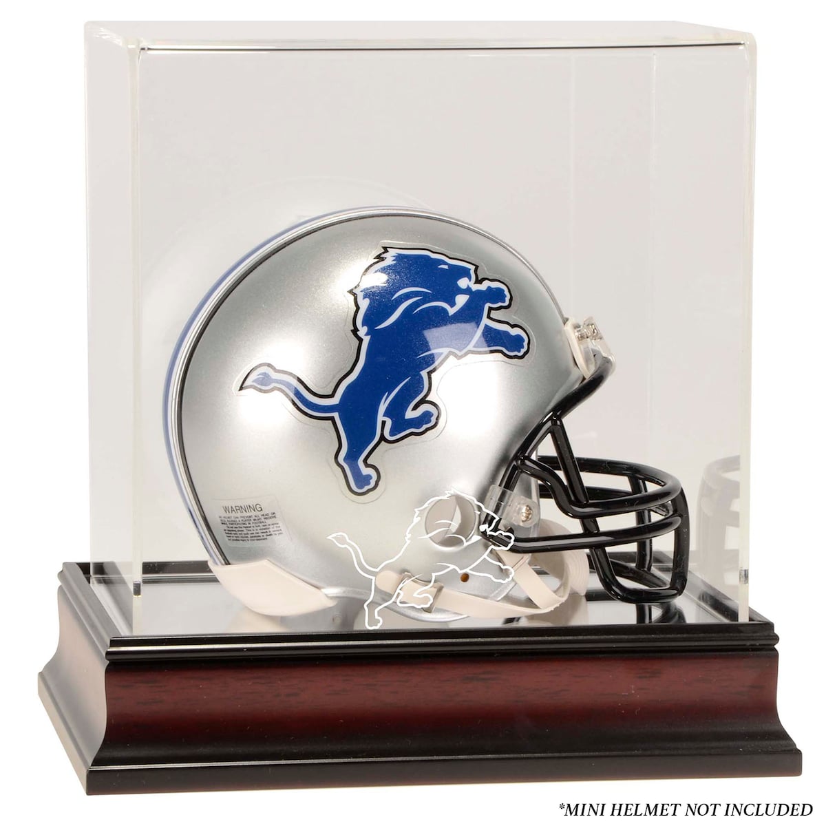【公式グッズ】NFL ライオンズ コレクタブル用 ミニヘルメットケース Fanatics(ファナティクス) (Mini Helmet Display Case NFL)