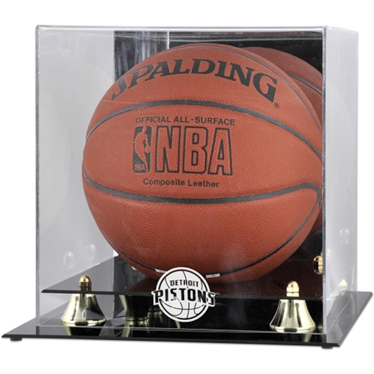【公式グッズ】NBA ピストンズ コレクタブル用 バスケットボールケース Fanatics(ファナティクス) (18 Golden Classic Basketball Display Case NBA)