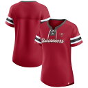 【公式グッズ】NFL バッカニアーズ Tシャツ Fanatics(ファナティクス) レディース レッド (EX 25 NFL Women's HSN Iconi...