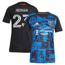 【公式グッズ】MLS アースクエイクス エルナン・ロペス レプリカ ユニフォーム Adidas(アディダス) レディース ブラック (2025 Women's ...