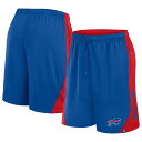 【公式グッズ】NFL ビルズ カジュアル ショーツ Fanatics(ファナティクス) メンズ ロイヤル (MENS NFL SP25 No Defense Poly Short)