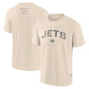 【公式グッズ】NFL ジェッツ Tシャツ Fanatics/ファナティクス メンズ クリーム (25 MENS Elements FUTURE GROUND Signature SST)