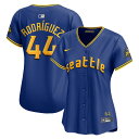 【公式グッズ】MLB マリナーズ フリオ・ロドリゲス シティコネクト リミテッド ユニフォーム Nike/ナイキ レディース ロイヤル (SP25 Nike W...