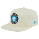 【公式グッズ】MLS シャーロットFC スナップバック キャップ New Era/ニューエラ メンズ クリーム (NWE Men's 2025 Kickoff Golfer)