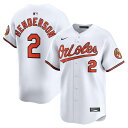 【公式グッズ】MLB オリオールズ グナー・ヘンダーソン ホーム リミテッド ユニフォーム Nike ナイキ メンズ ホワイト (2025 Nike Men's...