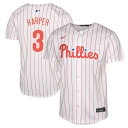 【公式グッズ】MLB フィリーズ ブライス・ハーパー リミテッド ユニフォーム Nike ナイキ キッズ ホワイト (Youth Ltd Player Jers...