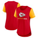 エントリーでポイント 5倍【公式グッズ】NFL チーフス Tシャツ Nike ナイキ レディース レッド (EX 25 NFL Womens Nike Terrace Performance Swift Tee)(4)