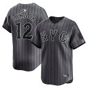 【公式グッズ】MLB メッツ フランシスコ・リンドーア シティコネクト リミテッド ユニフォーム Nike ナイキ メンズ グレイ (Sp25 Nike Men...