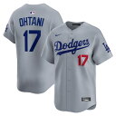 【公式グッズ】MLB ドジャース 大谷 翔平 オルタネイト リミテッド ユニフォーム Nike ナイキ メンズ グレイ (2025 Nike Men's Ltd...
