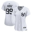 【公式グッズ】MLB ヤンキース アーロン・ジャッジ ホーム リミテッド ユニフォーム Nike/ナイキ レディース ホワイト (2025 Nike Women...