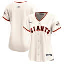 【公式グッズ】MLB ジャイアンツ ホーム リミテッド ユニフォーム Nike/ナイキ レディース クリーム (2025 Women's Limited Blank Jerseys)