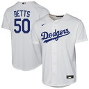 【公式グッズ】MLB ドジャース ムーキー・ベッツ レプリカ ユニフォーム Nike ナイキ キッズ ホワイト (2025 Nike Youth Replica...