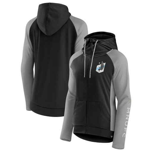 【公式グッズ】MLS ユナイテッドFC ジャケット Fanatics(ファナティクス) レディース ブラック (EX 25 MLS Women's Iconic Poly Lightweight FZ) 【公式グッズ】MLS ユナイテッドFC ジャケット Fanatics(ファナティクス) レディース ブラック (EX 25 MLS Women's Iconic Poly Lightweight FZ)