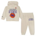 【公式グッズ】NBA サンズ キッズウェアセット Mitchell & Ness/ミッチェル&ネス トドラー・幼児サイズ クリーム (NBA OST MNC Toddler SP25 Hang Time Oversized Fleece Set)