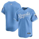 【公式グッズ】MLB ロイヤルズ オルタネイト リミテッド ユニフォーム Nike ナイキ メンズ ライトブルー (SP25 Nike Mens Limited Blank Jersey)