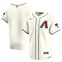 【公式グッズ】MLB ダイヤモンドバックス ホーム リミテッド ユニフォーム Nike/ナイキ メンズ クリーム (2025 Men's Limited Blank Jerseys)