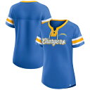 【公式グッズ】NFL チャージャーズ Tシャツ Fanatics(ファナティクス) レディース パウダーブルー (EX 25 NFL Women's HSN I...