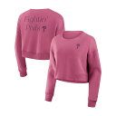 エントリーでポイント 5倍【公式グッズ】MLB フィリーズ トレーナー Fanatics(ファナティクス) レディース ピンク (Studio Women's ...