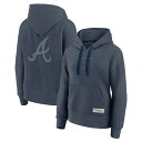 【公式グッズ】MLB ブレーブス プルオーバー パーカー Fanatics(ファナティクス) レディース ブルー (Elements Women's Fleec...