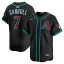 【公式グッズ】MLB ダイヤモンドバックス コービン・キャロル オルタネイト リミテッド ユニフォーム Nike ナイキ メンズ ブラック (2025 Nike...