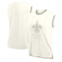 【公式グッズ】NFL セインツ タンクトップ Fanatics/ファナティクス レディース クリーム (NFL Womens Fanatics Studio S...