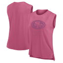 【公式グッズ】NFL 49ers タンクトップ Fanatics/ファナティクス レディース ピンク (NFL Womens Fanatics Studio S...
