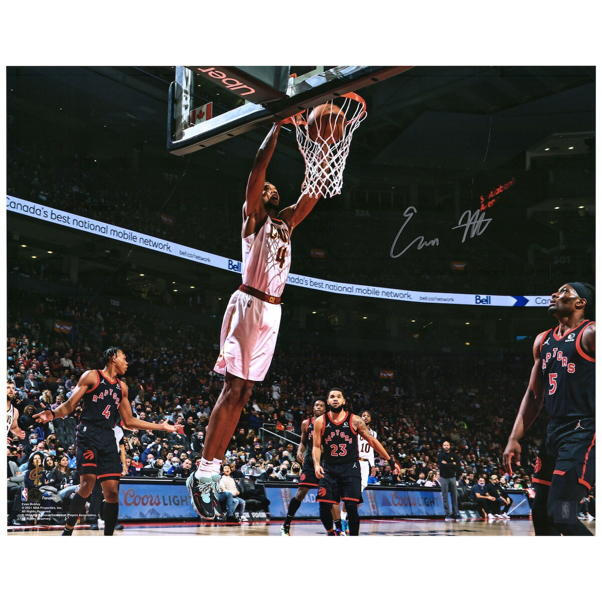 【公式シリアル番号付】NBA キャバリアーズ エバン・モーブリー 直筆サイン フォト （16x20） Fanatics Authentic/ファナティクスオーセンティック (AUT 16x20 PHOTO 44531)