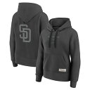 【公式グッズ】MLB パドレス プルオーバー パーカー Fanatics(ファナティクス) レディース チャコール (Elements Women's Flee...