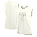 エントリーでポイント 5倍【公式グッズ】NFL ジャガーズ タンクトップ Fanatics(ファナティクス) レディース クリーム (NFL Womens Fanatics Studio Signature Tank)(4)