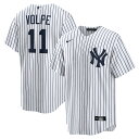 【公式グッズ】MLB ヤンキース アンソニー・ボルペ ユニフォーム Nike/ナイキ メンズ ホワイト (Men's Nike Official Replica Jersey - Volpe & Rutschman)