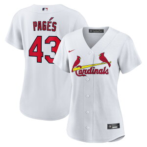 エントリーでポイント 5倍【公式グッズ】MLB カージナルス ペドロ・パヘス ホーム ユニフォーム (レプリカ) Nike ナイキ レディース ホワイト (Women's Nike 1.0 Replica Player Jersey)