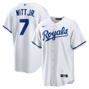 【公式グッズ】MLB ロイヤルズ ボビー・ウィット・Jr ホーム ユニフォーム (レプリカ) Nike ナイキ メンズ ホワイト (Men's Nike 1.0 Replica Player Jersey)