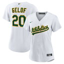 【公式グッズ】MLB アスレチックス ザック・ジェロフ ホーム ユニフォーム (レプリカ) Nike/ナイキ レディース ホワイト (Women's Nike ...