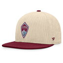 【公式グッズ】MLS コロラド・ラピッズ スナップバック キャップ Fanatics/ファナティクス メンズ クリーム (NUT S25 Men's Tempo Corduroy Snapback)