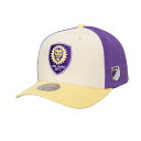 【公式グッズ】MLS オーランド・シティSC アジャスタブル キャップ Mitchell & Ness/ミッチェル&ネス メンズ クリーム (MNC S25 Men's Brushed Off Snap)