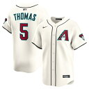 【公式グッズ】MLB ダイヤモンドバックス アレク・トーマス ホーム リミテッド ユニフォーム Nike/ナイキ メンズ クリーム (2025 Nike Men's Ltd Players Jerseys - FTF NTP Master Style)