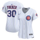 【公式グッズ】MLB カブス カイル・タッカー ホーム リミテッド ユニフォーム Nike/ナイキ レディース ホワイト (2025 Nike Women's ...